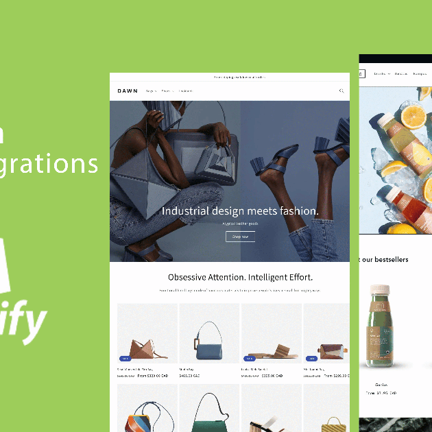 Shopify Store Designs techintegrations.,ourlogo,Shopify Store Designs