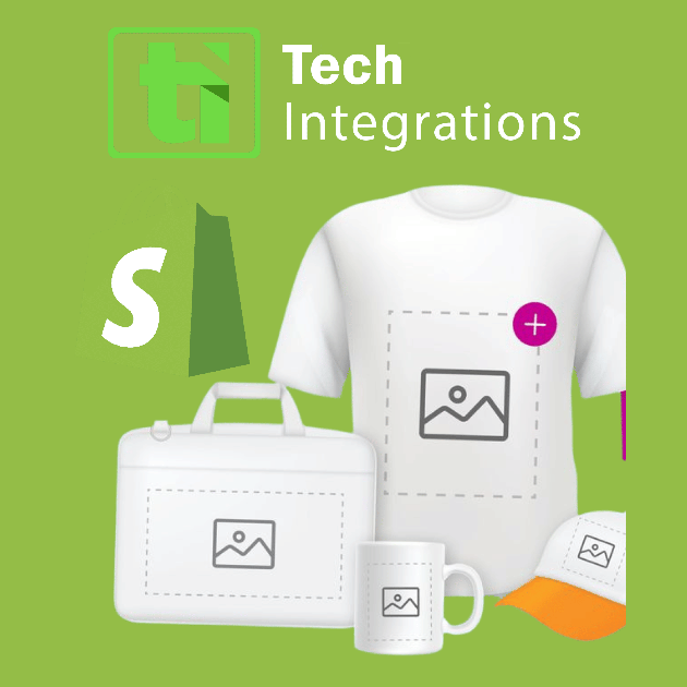 Print-On-Demand techintegrations.,ourlogo,Shopify Store for Print-on-Demand Products