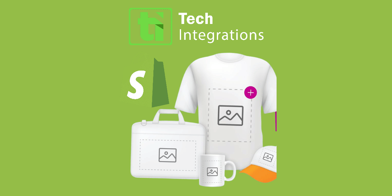 Print-On-Demand techintegrations.,ourlogo,Shopify Store for Print-on-Demand Products